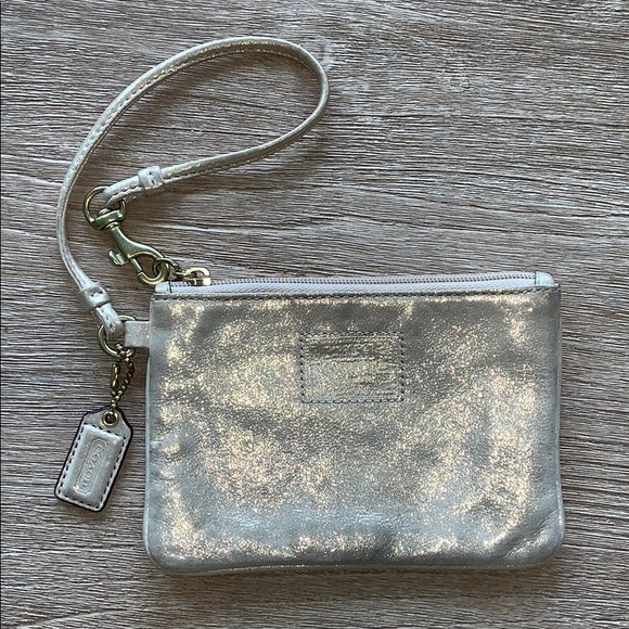 Coach Handbags - Coach gold poppy wristlet